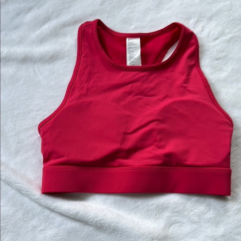 Women's Fabletics Pink Sports Bra
